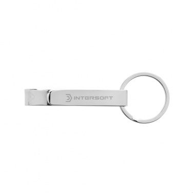 Logo trade advertising products image of: RCS recycled zinc alloy bottle opener keychain