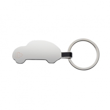 Logotrade promotional giveaway picture of: RCS recycled zinc alloy car keyring
