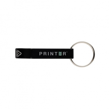 Logo trade promotional gift photo of: RCS recycled aluminum bottle and can opener