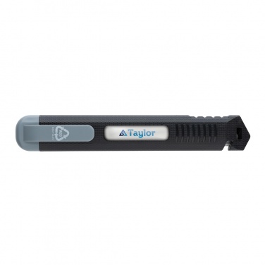 Logo trade promotional merchandise photo of: Refillable RCS recycled plastic snap-off knife