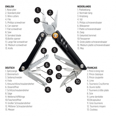 Logo trade promotional items image of: Excalibur tool and plier