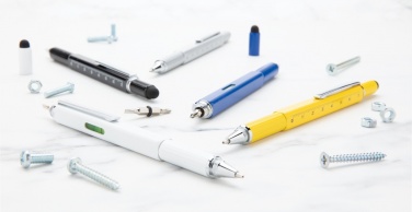 Logo trade promotional merchandise photo of: 5-in-1 aluminium toolpen