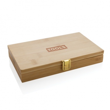 Logotrade promotional item image of: Carvine 21 pcs bamboo tool set