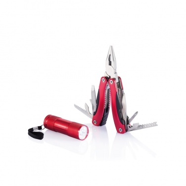 Logo trade promotional gifts image of: Multitool and torch set