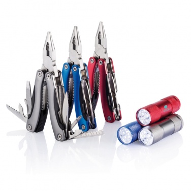 Logo trade advertising products picture of: Multitool and torch set
