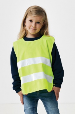 Logotrade business gift image of: GRS recycled PET high-visibility safety vest 3-6 years