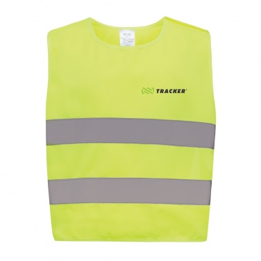 Logotrade advertising products photo of: GRS recycled PET high-visibility safety vest 3-6 years