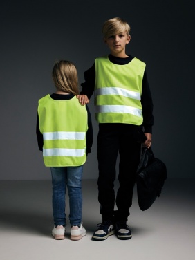 Logo trade business gift photo of: GRS recycled PET high-visibility safety vest 3-6 years