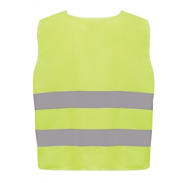 Logo trade corporate gift photo of: GRS recycled PET high-visibility safety vest 7-12 years