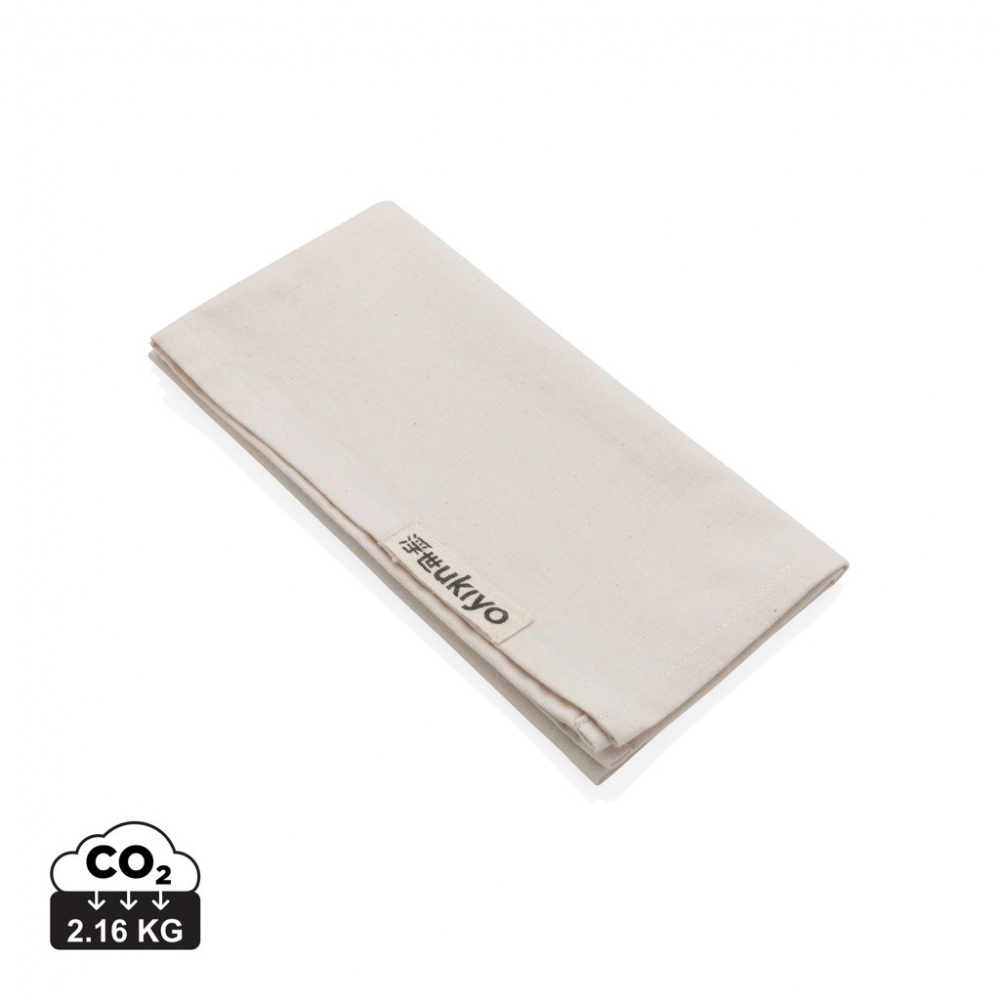 Logo trade promotional products image of: Ukiyo Aware™ 180gr rcotton table napkins 4pcs set