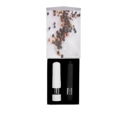 Logo trade corporate gifts picture of: Electric pepper and salt mill set
