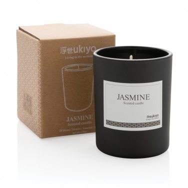 Logo trade promotional giveaways picture of: Ukiyo small scented candle in glass