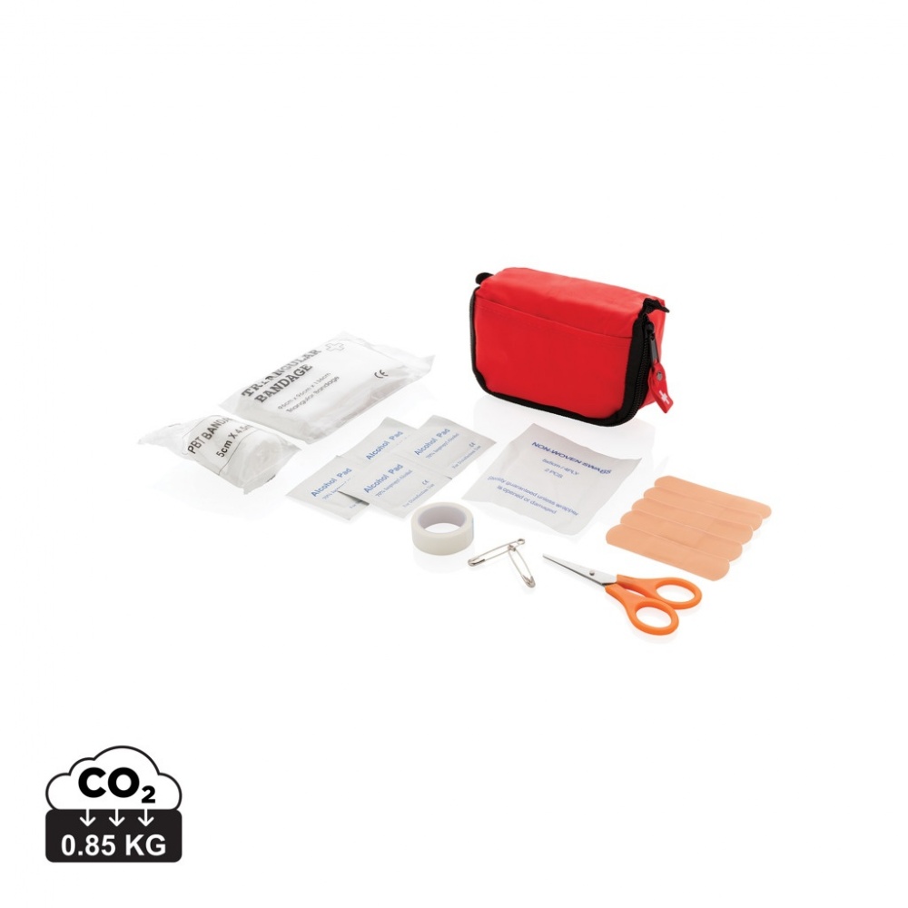 Logo trade advertising product photo of: First aid set in pouch