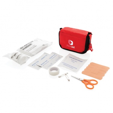 Logo trade promotional items picture of: First aid set in pouch