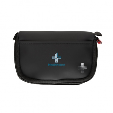 Logo trade advertising products image of: RCS recycled nubuck PU pouch first aid set mailable
