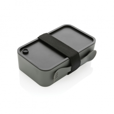 Logotrade advertising product picture of: GRS recycled PP lunch box with spork