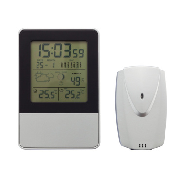 Logo trade promotional gift photo of: Indoor/outdoor weather station