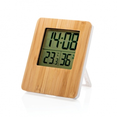 Logotrade promotional product picture of: Bamboo weather station