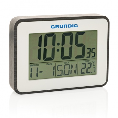 Logotrade advertising products photo of: Grundig weatherstation alarm and calendar