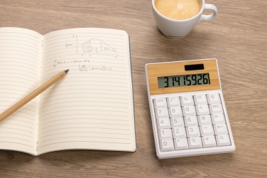 Logotrade business gifts photo of: Utah RCS recycled plastic and  bamboo calculator
