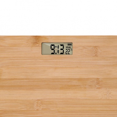 Logo trade promotional product photo of: Grundig Bamboo Digital Body Scale