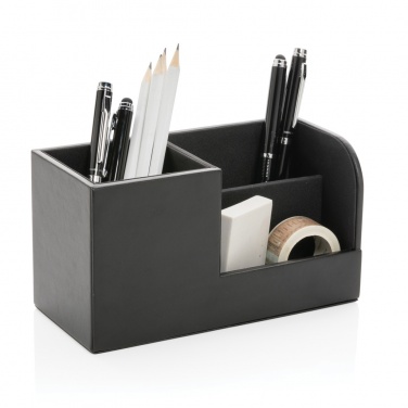 Logotrade advertising products photo of: Swiss Peak RCS recycled PU Desk organiser