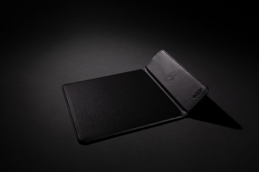 Logotrade promotional merchandise image of: Swiss Peak RCS recycled PU 10W wireless charging mousepad