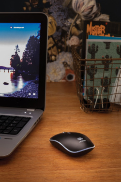 Logotrade promotional items photo of: Light up logo wireless mouse