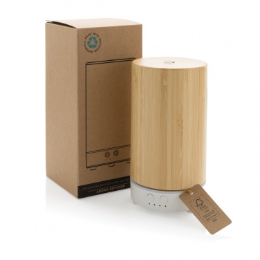 Logotrade corporate gift picture of: RCS recycled plastic and bamboo aroma diffuser