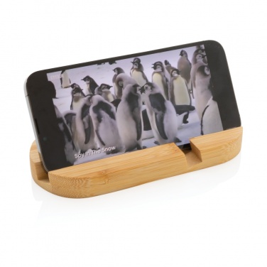 Logotrade promotional merchandise photo of: Bamboo tablet and phone holder