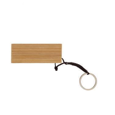 Logotrade corporate gift picture of: Standkey bamboo keychain phone stand