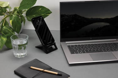 Logo trade promotional products picture of: SnapStand RCS recycled plastic foldable phone stand