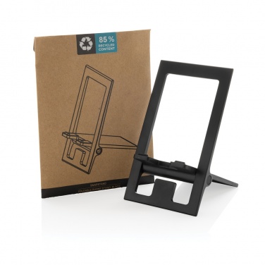 Logotrade promotional products photo of: SnapStand RCS recycled plastic foldable phone stand