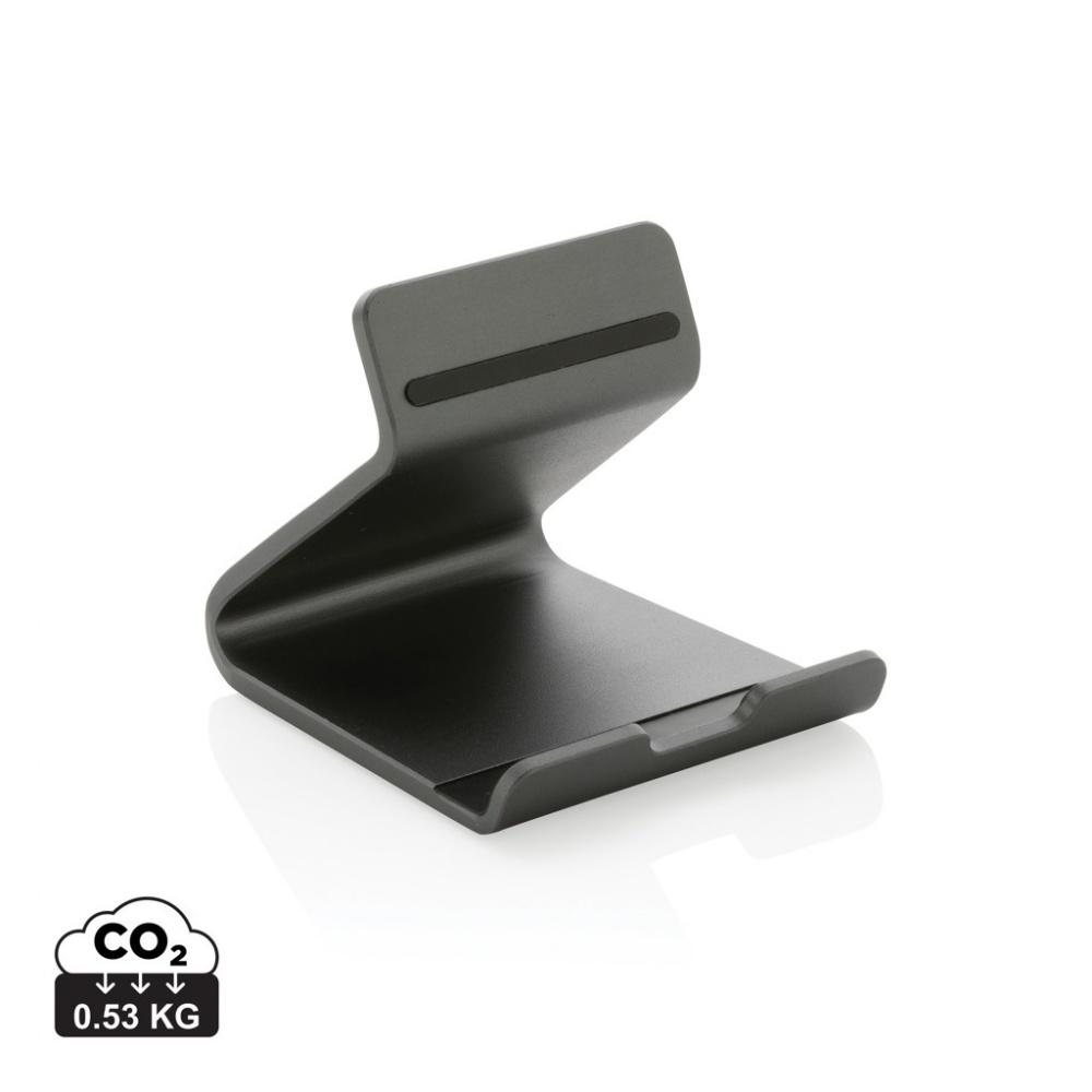 Logo trade business gift photo of: Terra RCS recycled aluminium tablet & phone stand