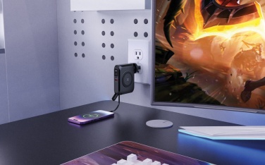 Logo trade corporate gift photo of: Urban Vitamin Oxnard 5 in 1 65W universal charger