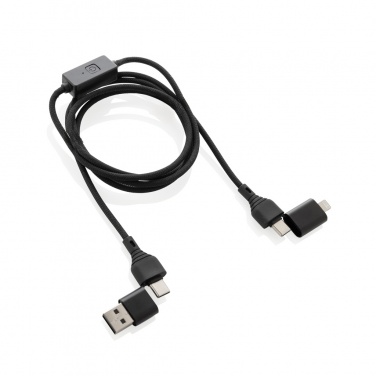 Logotrade promotional gift image of: Datalock RCS recycled 60W hacking protection cable