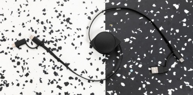 Logotrade corporate gift image of: RCS standard recycled plastic and TPE 6-in-1 cable