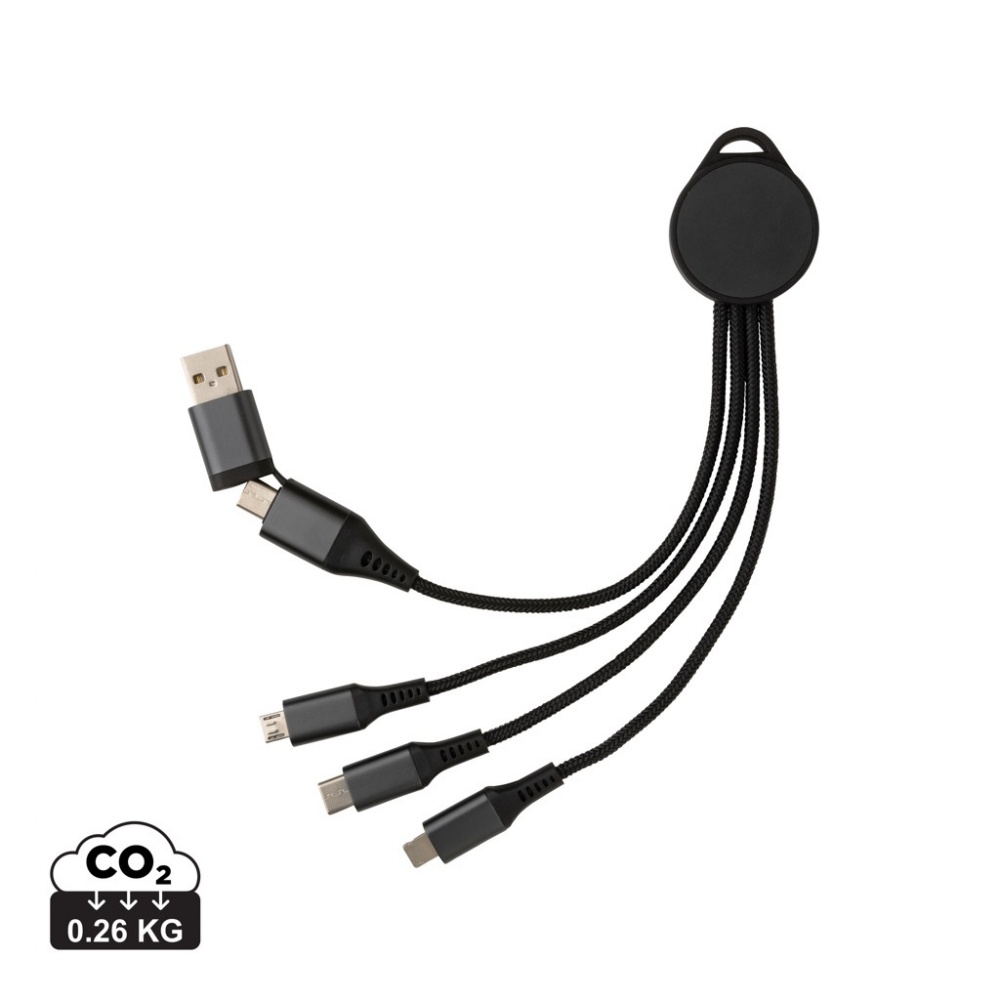 Logotrade advertising product picture of: Terra RCS recycled aluminium 6-in-1 charging cable