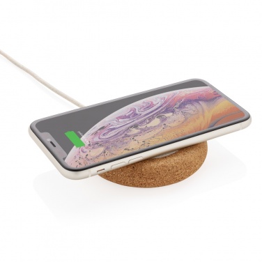 Logotrade corporate gifts photo of: Cork and Wheat 5W wireless charger