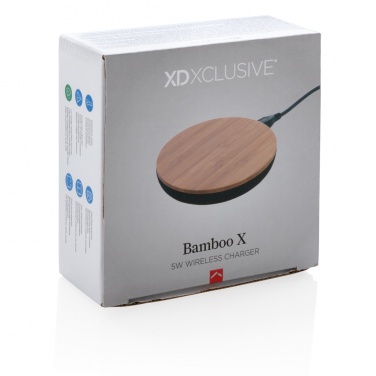 Logotrade promotional items photo of: Bamboo X 5W wireless charger