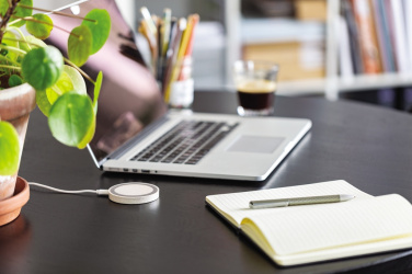 Logotrade promotional merchandise picture of: Wheat Straw 5W round wireless charging pad