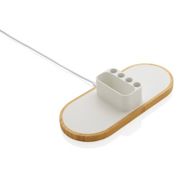 Logo trade promotional items picture of: Ontario RCS rplastic 10W dual wireless