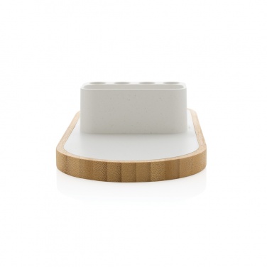 Logo trade promotional products picture of: Ontario RCS rplastic 10W dual wireless