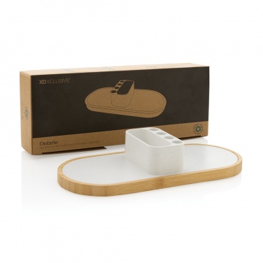 Logotrade promotional product picture of: Ontario RCS rplastic 10W dual wireless