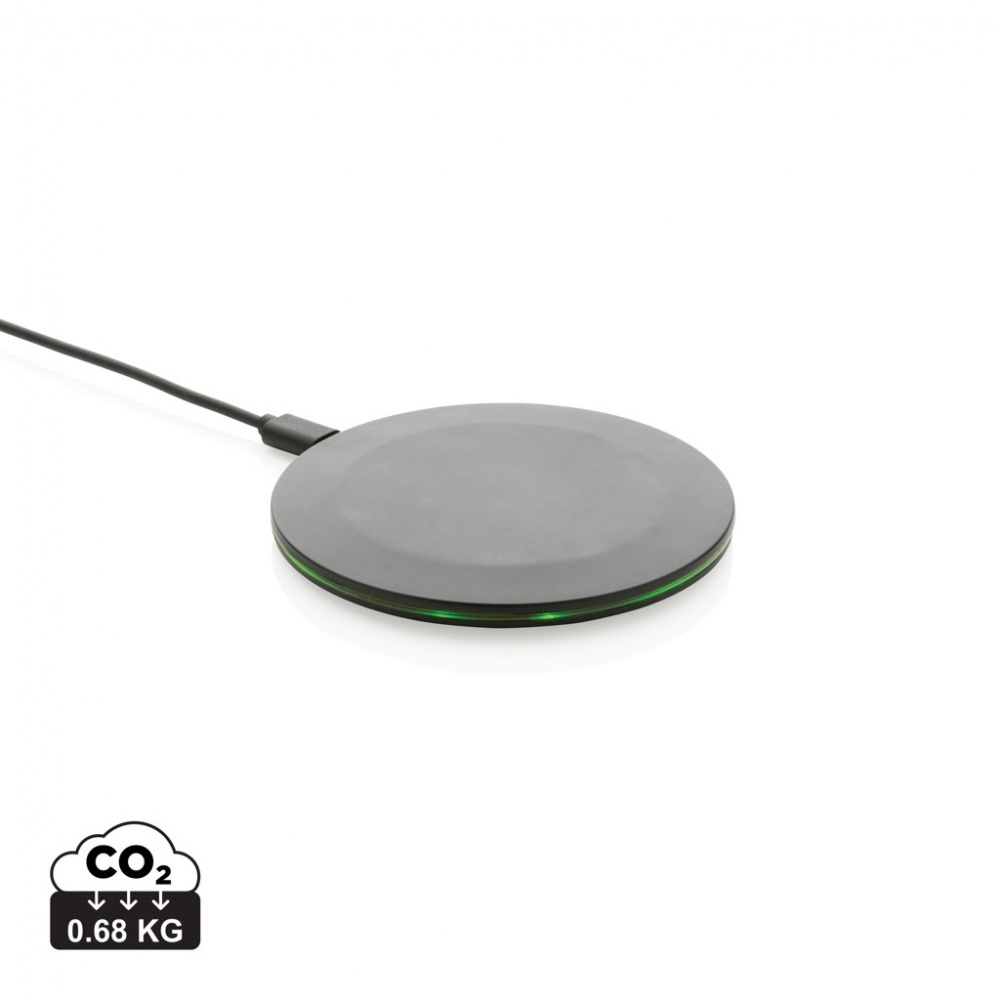 Logotrade promotional giveaway picture of: RCS recycled plastic 15W Wireless fast charger