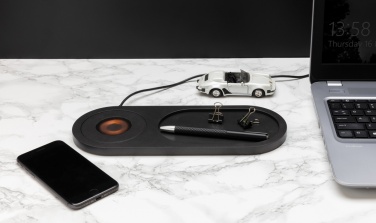 Logotrade promotional merchandise image of: Encore 10W wireless charging valet tray