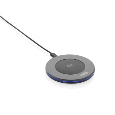 Logotrade promotional giveaway image of: Terra RCS recycled aluminium 10W wireless charger