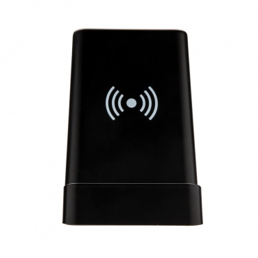 Logo trade promotional items image of: Light up logo 5W wireless charging pen holder