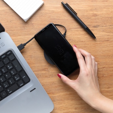 Logo trade promotional product photo of: 5W wireless charging pad round