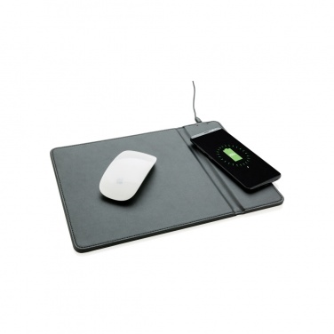 Logotrade advertising products photo of: Mousepad with 5W wireless charging